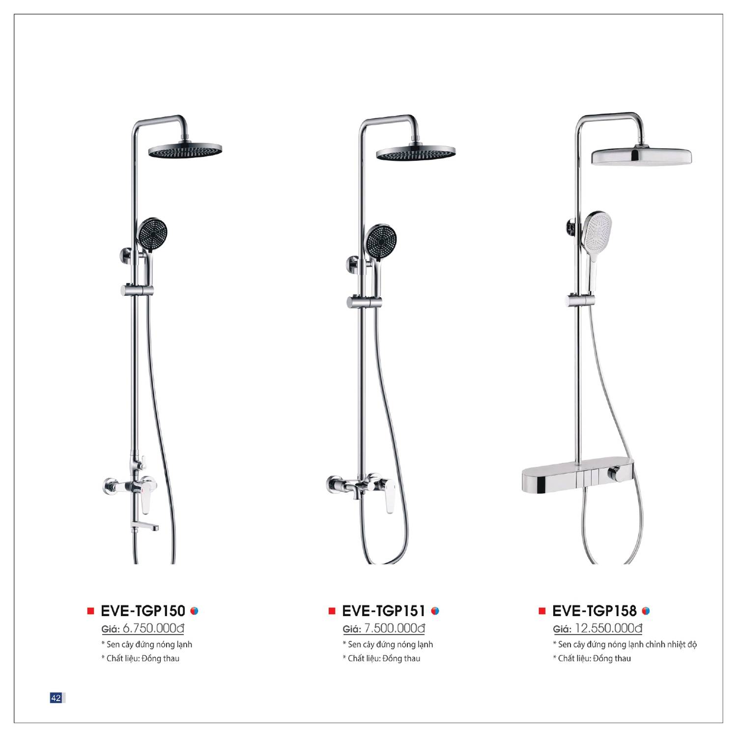 Thiết bị vệ sinh EVEREST Catalogue và Bảng giá mới nhất 2025 /Page 42